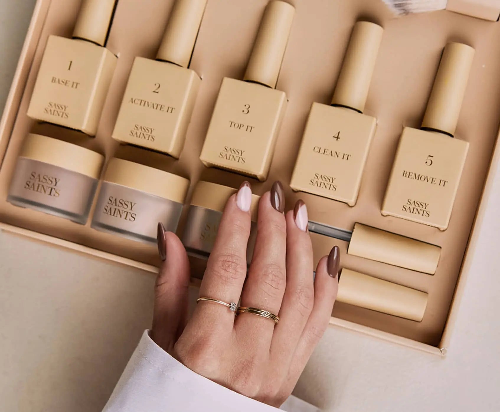 At Home Nail Manicure Kit - Sassy Saints - Brings The Salon